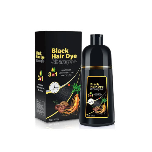 BLACK HAIR DYE SHAMPOO